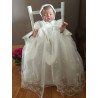 Baby Girls Ivory Christening Gown Style 329