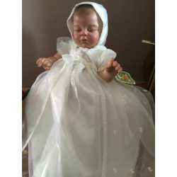 Baby Girls Ivory Christening Gown Style 329