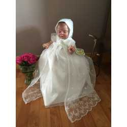 Baby Girls Ivory Christening Gown Style 329