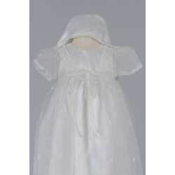 Baby Girls Ivory Christening Gown Style 329