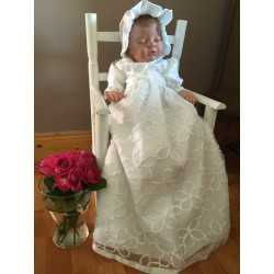 Eva Rose White Christening/Baptism Gown Style 10060