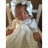 Eva Rose White Christening/Baptism Gown Style 10060