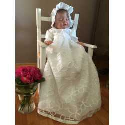 Eva Rose White Christening/Baptism Gown Style 10060