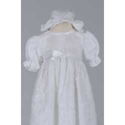 Eva Rose White Christening/Baptism Gown Style 10060