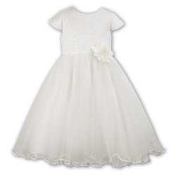 Ceremonial/Flower Girl Light Ivory Dress from Sarah Louise 070036-2