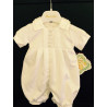 Couche Tot Baby Boys Ivory Christening Romper Style CHR14066