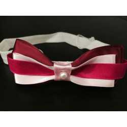 Lovely Pink Bow Handmade Headband op103