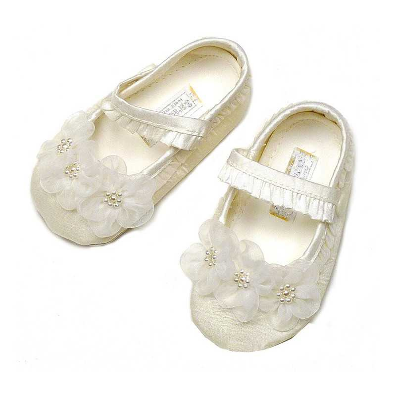 Cute Ivory Christening/Special Occasion Shoes from Sarah Louise 4401