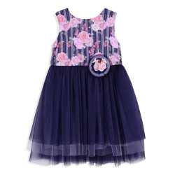 Dark Blue Flower Girls / Special Occasions Dress Style 4901