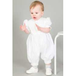 Chritening Romper Ivory br21a