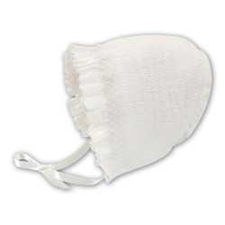 Sarah Louise Ivory Baby Girl Christening Bonnet Style 003602P