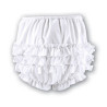 Lovely Frilled White Christening / Special Occasions Panties Style 003760P