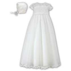 Ivory Chistening Gown from Sarah Louise style 001095s